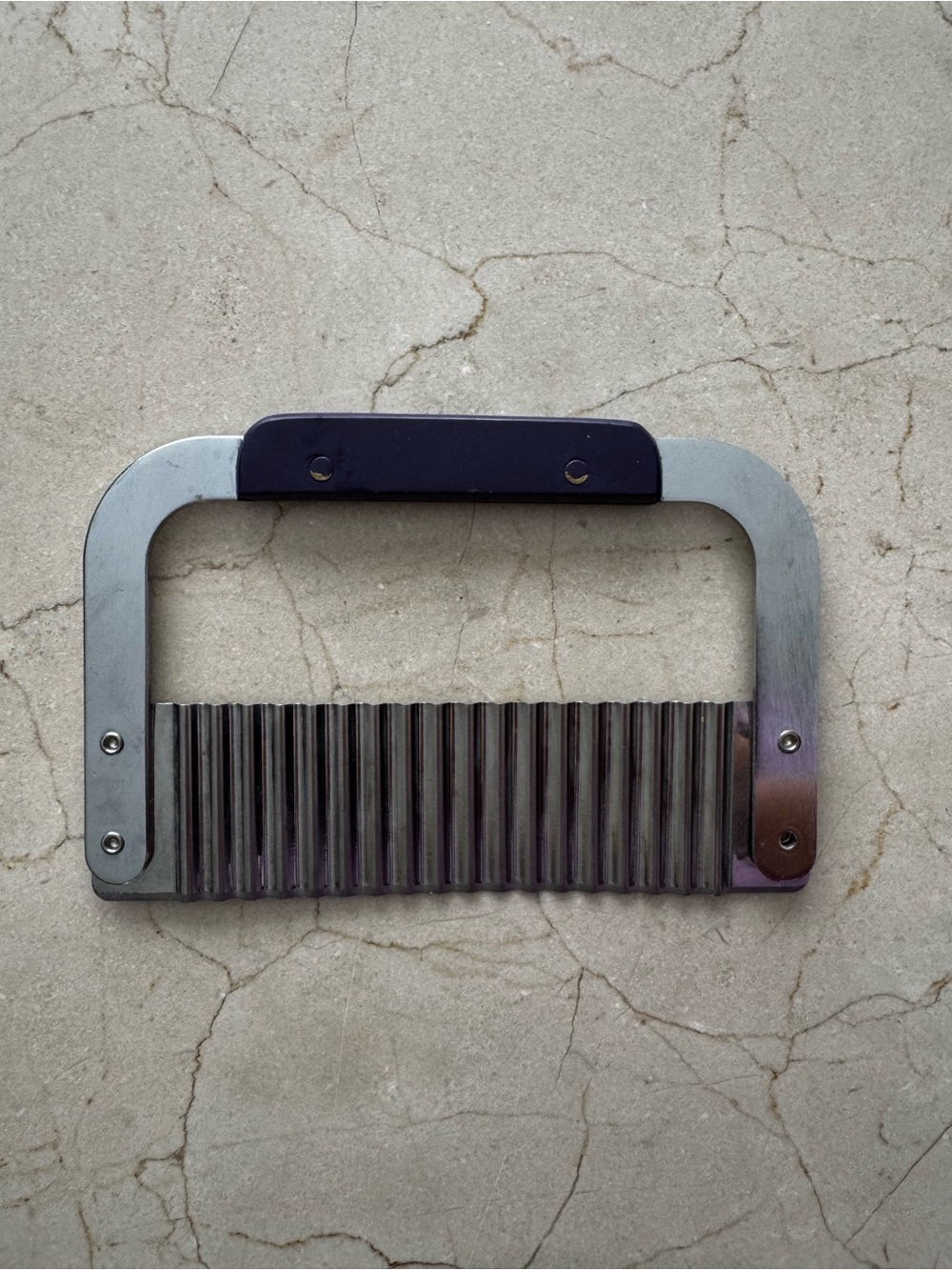 Substantial Crinkle Cutter Tool for Soap or Cheese
